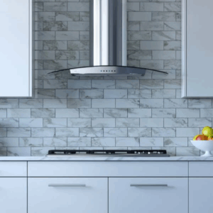 Stainless steel kitchen hood