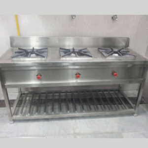 Stainless steel commercial 3 barner